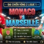 Ảnh bìa nhận định soi kèo trận đại chiến giữa Monaco vs Marseille vòng 2 Ligue 1 lúc 01h45 ngày 31/08 trực tiếp trên Xoilac TV.