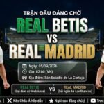 Hình ảnh nhận định, soi kèo trận đấu giữa Real Betis vs Real Madrid lúc 02h00 ngày 05/09 vòng 4 La Liga. Trực tiếp bóng đá tốc độ cao trên Xoilac TV.