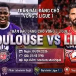 Nhận định và xem trực tiếp bóng đá trận Toulouse vs Lille vòng 3 Ligue 1 trên Xoilac TV